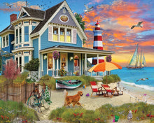 Load image into Gallery viewer, Beach Sunset - 1000 Piece Puzzle by White Mountain
