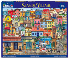 Load image into Gallery viewer, Seaside Village - 500 Piece Puzzle by White Mountain
