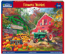 Load image into Gallery viewer, Farmer's Market - 500 Piece Puzzle by White Mountain
