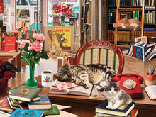 Load image into Gallery viewer, Cozy Bookshop - 500 Piece Puzzle by White Mountain
