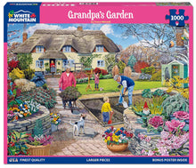 Load image into Gallery viewer, Grandpa's Garden - 1000 Piece Puzzle by White Mountain
