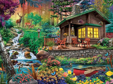 Load image into Gallery viewer, Cabin In The Woods - 500 Piece Puzzle by White Mountain

