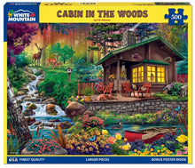 Load image into Gallery viewer, Cabin In The Woods - 500 Piece Puzzle by White Mountain
