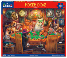 Load image into Gallery viewer, Poker Dogs - 500 Piece Puzzle by White Mountain

