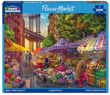 Load image into Gallery viewer, Flower Market  - 1000 Piece Puzzle by White Mountain
