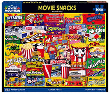 Load image into Gallery viewer, Movie Snacks - 1000 Piece Puzzle By White Mountain
