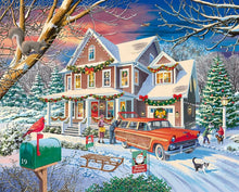 Load image into Gallery viewer, Family Christmas - 1000 Piece Puzzle by White Mountain
