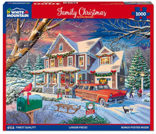 Load image into Gallery viewer, Family Christmas - 1000 Piece Puzzle by White Mountain
