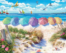 Load image into Gallery viewer, Rainbow Umbrellas - 1000 Piece Puzzle by White Mountain
