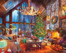 Load image into Gallery viewer, Christmas At The Cabin - 1000 Piece Puzzle
