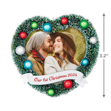 Load image into Gallery viewer, Our 1st Christmas 2024 Photo Frame Ornament
