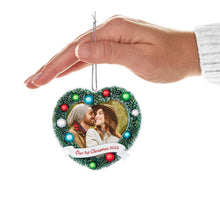 Load image into Gallery viewer, Our 1st Christmas 2024 Photo Frame Ornament
