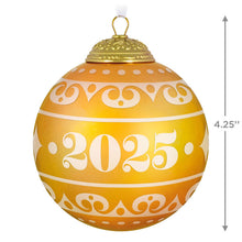 Load image into Gallery viewer, Christmas Commemorative 2025 Ball Glass Ornament
