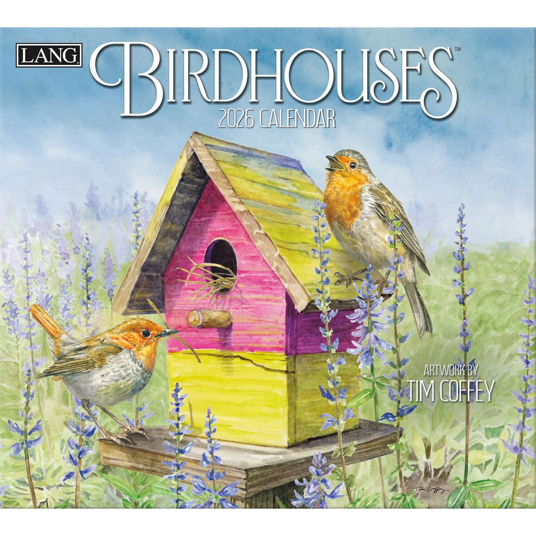 BIRDHOUSES - 2026 LANG CALENDAR