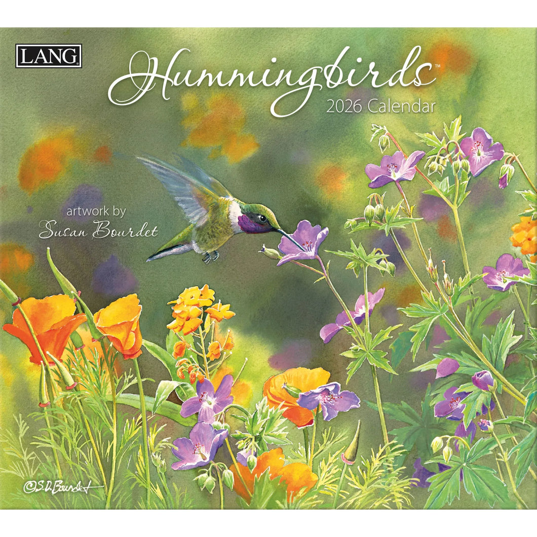HUMMINGBIRDS - 2026 LANG CALENDAR