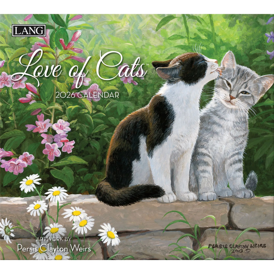 LOVE OF CATS 2026 LANG CALENDAR Hallmark Timmins
