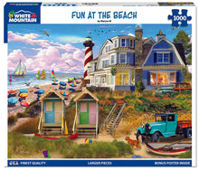 Load image into Gallery viewer, Fun At The Beach - 1000 Piece Puzzle by White Mountain
