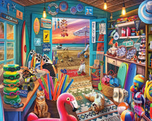 Load image into Gallery viewer, Beach Hut Store - 1000 Piece Puzzle by White Mountain
