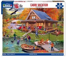 Load image into Gallery viewer, Cabin Vacation Seek &amp; Find - 1000 Piece Puzzle by White Mountain
