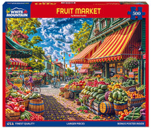 Load image into Gallery viewer, Fruit Market - 500 Piece Puzzle by White Mountain
