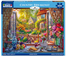 Load image into Gallery viewer, Country Breakfast - 1000 Piece Puzzle by White Mountain
