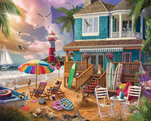 Load image into Gallery viewer, On The Beach - 1000 Piece Puzzle by White Mountain
