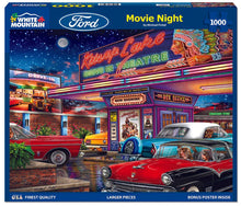 Load image into Gallery viewer, Movie Night - 1000 Piece Puzzle by White Mountain
