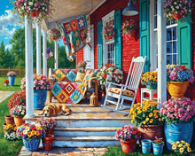 Load image into Gallery viewer, Summer Porch - 1000 Piece Puzzle by White Mountain
