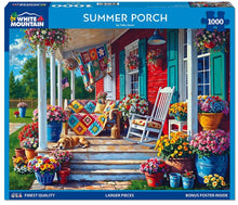 Load image into Gallery viewer, Summer Porch - 1000 Piece Puzzle by White Mountain
