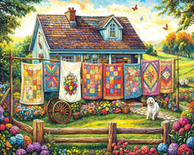 Load image into Gallery viewer, Quilt Garden - 500 Piece Puzzle by White Mountain
