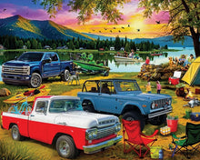 Load image into Gallery viewer, Family Day At The Lake-Ford - 1000 Piece Puzzle by White Mountain
