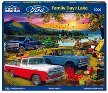 Load image into Gallery viewer, Family Day At The Lake-Ford - 1000 Piece Puzzle by White Mountain
