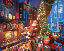 Load image into Gallery viewer, Sleepy Santa - 1000 Piece Puzzle by White Mountain
