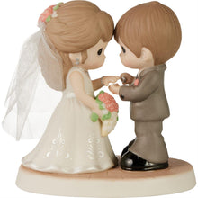 Load image into Gallery viewer, Bride &amp; Groom with Rings Figurine - Precious Moments - Hallmark Timmins
