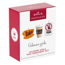 Load image into Gallery viewer, Mini Gilmore Girls Ornaments, Set of 3
