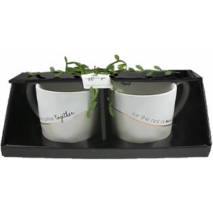 COFFEE TOGETHER 15 OZ CUP (SET OF 2)