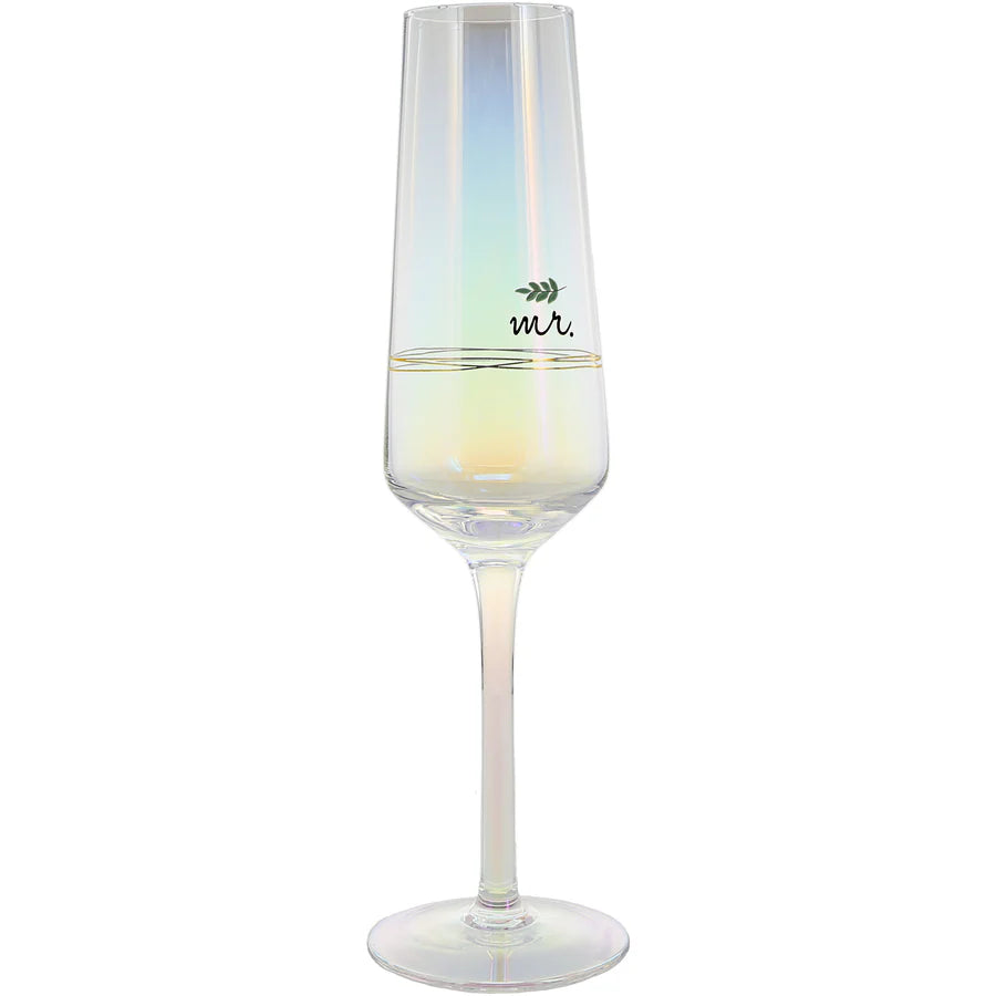 MR. 8 OZ. GLASS TOASTING FLUTE