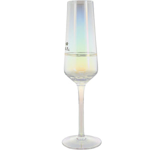 MR. 8 OZ. GLASS TOASTING FLUTE