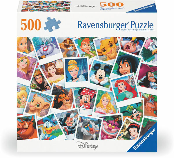 Disney Portraits - 500 Piece Puzzle by Ravensburger
