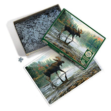 Load image into Gallery viewer, "Moose Crossing" - 1000 Piece Cobble Hill Puzzle
