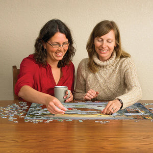Sunset Cardinals - 1000 Piece Puzzle by Cobble Hill