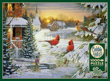 Load image into Gallery viewer, Sunset Cardinals - 1000 Piece Puzzle by Cobble Hill
