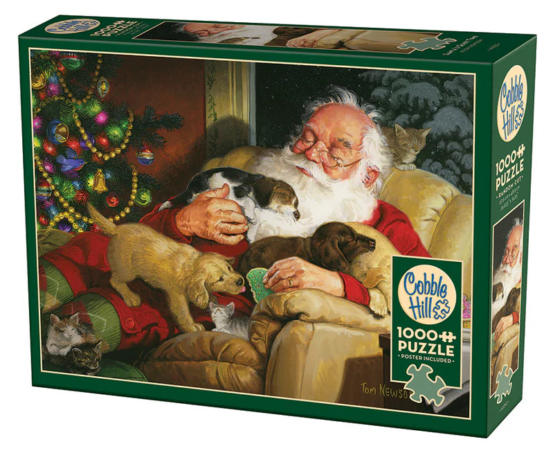 Santa's Quiet Time - 1000 Piece Puzzle by Cobble Hill