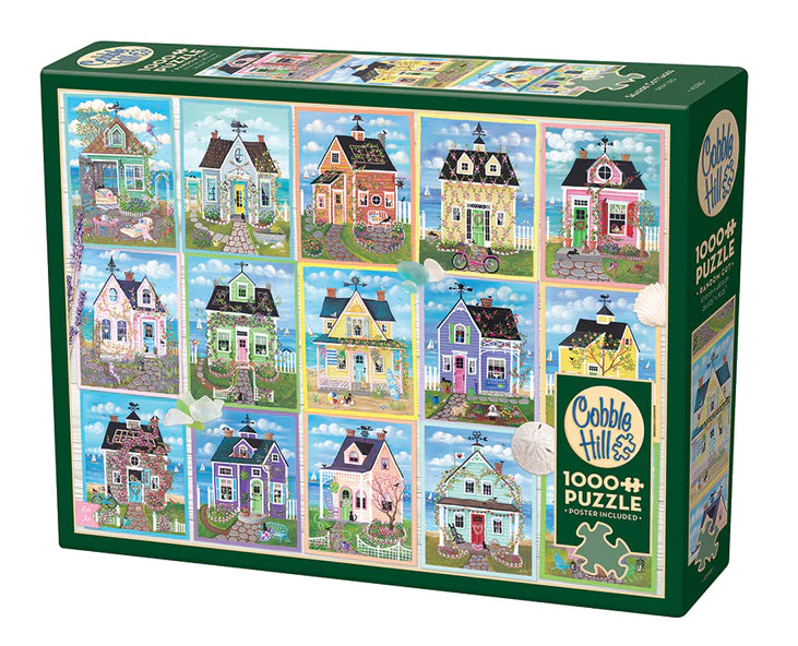 Seaside Cottages - 1000 Piece Puzzle by Cobble Hill