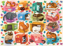 Load image into Gallery viewer, Cats vs Puzzles - 1000 Piece by Cobble Hill
