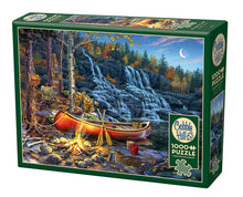 Load image into Gallery viewer, Waterfall Camp - 1000 Piece Puzzle by Cobble Hill
