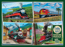 Load image into Gallery viewer, Historic Locomotives - 1000 Piece Puzzle by Cobble Hill
