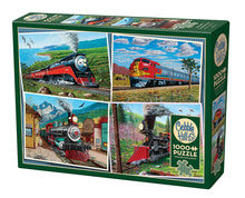 Load image into Gallery viewer, Historic Locomotives - 1000 Piece Puzzle by Cobble Hill
