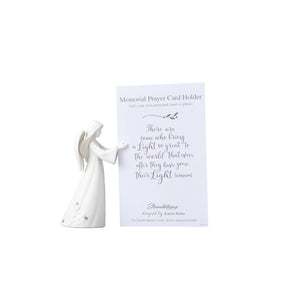 Angel with Prayer Card Holder - Foundations