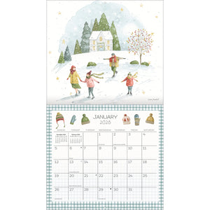 Blissful Moments 2025 LANG Deluxe Wall Calendar